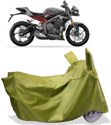 Amexride Two Wheeler Cover for Triumph(Street Triple RS, Maroon)