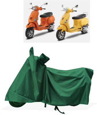 Tricway Two Wheeler Cover for Vespa(Piaggio Vespa, Green)