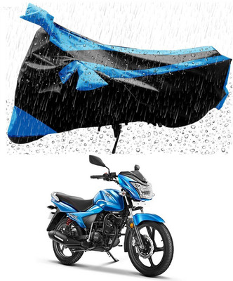 Mdstar Waterproof Two Wheeler Cover for TVS(Victor, Blue, Black)