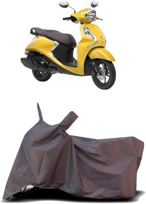 VESMEI Two Wheeler Cover for Yamaha(Fascino 125 BS6, Blue)