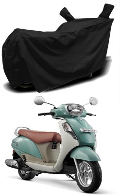 ANTOFY Two Wheeler Cover for Suzuki(Access, Black)