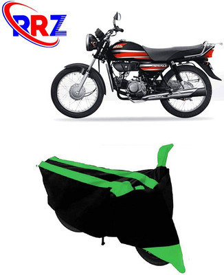 RRZ Waterproof Two Wheeler Cover for Honda(CD Dawn, Black, Green)