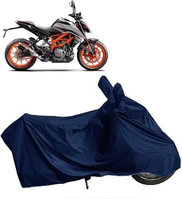 DIGGU Two Wheeler Cover for KTM(Duke 390 ABS, Blue)