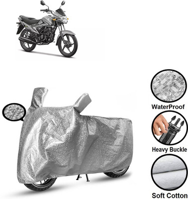 PAGORA Waterproof Two Wheeler Cover for Suzuki(Hayate EP, Silver)