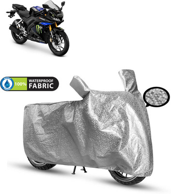 CODOKI Waterproof Two Wheeler Cover for Yamaha(YZF R15 V3 Moto GP Edition, Silver)