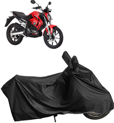 MMSSTAR Waterproof Two Wheeler Cover for Revolt(Motors RV 400 BS6, Black)