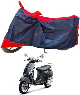 Mdstar Waterproof Two Wheeler Cover for Piaggio(Vespa VXL 125, Red, Blue)