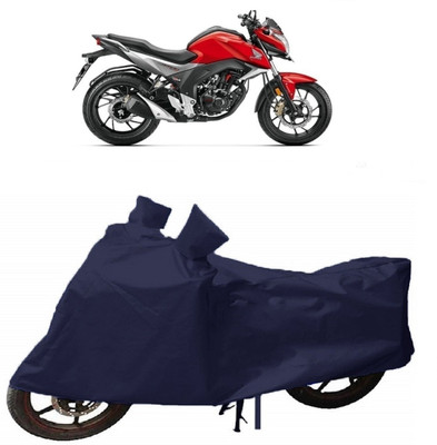 Matt Moon Two Wheeler Cover for Honda(CB, Grey)