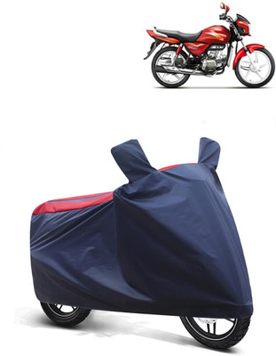 CARNEST Two Wheeler Cover for Hero(Splendor Pro, Red, Blue)