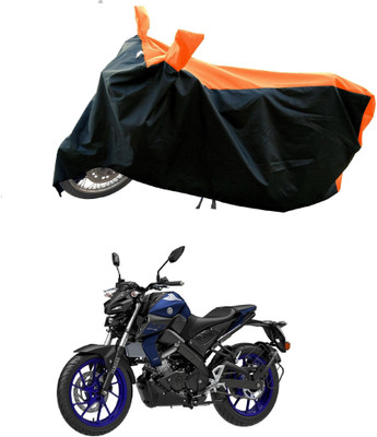 DeepShakshi AUTOMOTIVE Waterproof Two Wheeler Cover for Yamaha(MT 15, Orange)