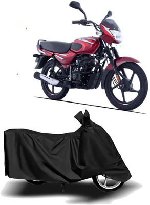starmick Waterproof Two Wheeler Cover for Bajaj(CT100, Black)