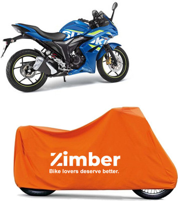 AutoRash Two Wheeler Cover for Suzuki(Gixxer SF, Orange)