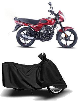 Mdstar Waterproof Two Wheeler Cover for Bajaj(CT110, Black)
