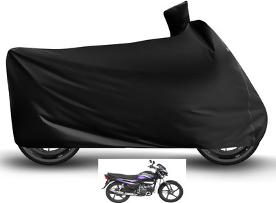 Caronix Waterproof Two Wheeler Cover for Hero(Super Splendor, Black)
