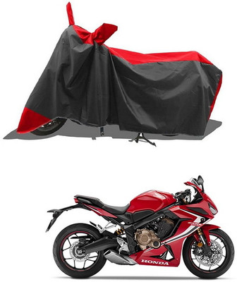 PAGORA Waterproof Two Wheeler Cover for Honda(CBR650R, Red, Black)
