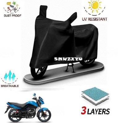 smwzxyu Waterproof Two Wheeler Cover for Hero(Splendor I Smart, Black)