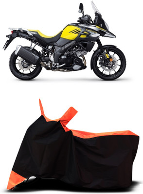 VESMEI Two Wheeler Cover for Suzuki(V-Strom 650 XT, Orange)