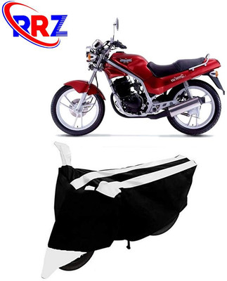 RRZ Waterproof Two Wheeler Cover for Kinetic(GF 125, Black, White)
