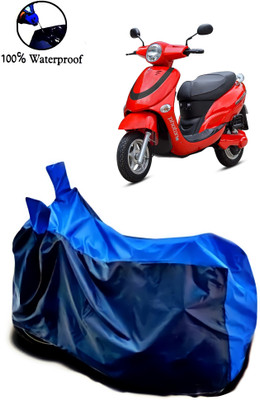 APNEK Waterproof Two Wheeler Cover for Hero(Electric Photon, Blue)