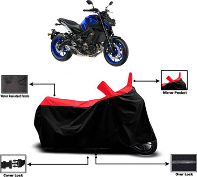 KEDIT Two Wheeler Cover for Yamaha(MT-09, Red)