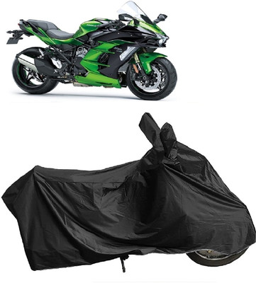DIGGU Two Wheeler Cover for Kawasaki(Ninja H2 SX, Black)
