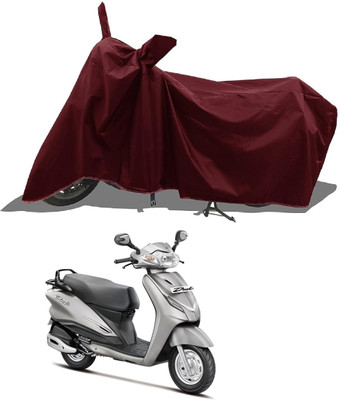 DeepShakshi AUTOMOTIVE Waterproof Two Wheeler Cover for Hero(Duet VX 110CC, Maroon)