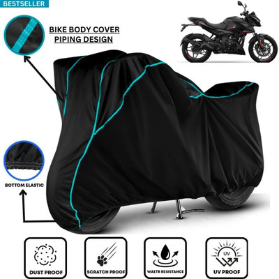 LE PRA Waterproof Two Wheeler Cover for Bajaj(Pulsar 250 BS6, Black)