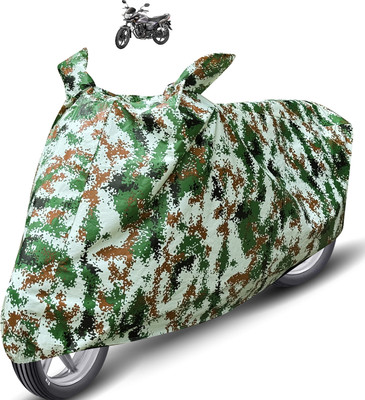 Auto Hub Waterproof Two Wheeler Cover for Honda(CB Shine, Green)