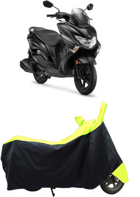 Coxtor Waterproof Two Wheeler Cover for Suzuki(Burgman Street 125, Yellow)