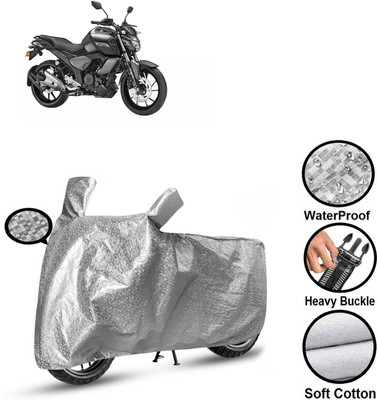 CODOKI Waterproof Two Wheeler Cover for Yamaha(FZ16, Silver)