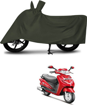DeepShakshi AUTOMOTIVE Waterproof Two Wheeler Cover for Hero(Duet VX 110CC, Green)