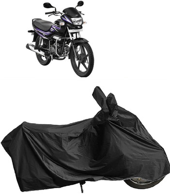 MMSSTAR Waterproof Two Wheeler Cover for Hero(MotoCorp Super Splendor, Black)