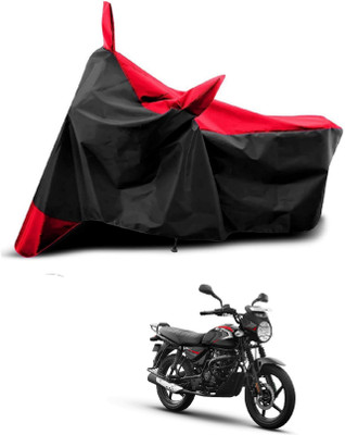 KEDIT Two Wheeler Cover for Bajaj(CT110, Red, Black)