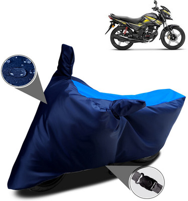 APNEK Waterproof Two Wheeler Cover for Honda(CB Shine SP, Blue)
