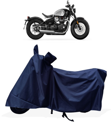 Tricway Two Wheeler Cover for Triumph(Bonneville Bobber BS6, Blue)