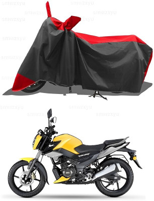 smwzxyu Waterproof Two Wheeler Cover for TVS, Bajaj(Red, Black)