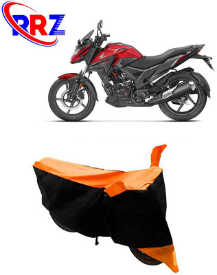 RRZ Waterproof Two Wheeler Cover for Honda(X-Blade, Black, Orange)
