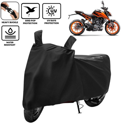 kerwa Two Wheeler Cover for KTM(200 Duke, Black)