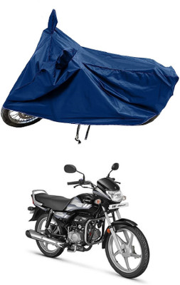 SPECTUS Two Wheeler Cover for Hero(HF Deluxe BS6, Blue)