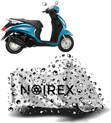 NOIREX Two Wheeler Cover for Yamaha(Fascino, Silver)