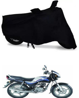 THE REAL ARV Waterproof Two Wheeler Cover for TVS(Victor Edge, Black)