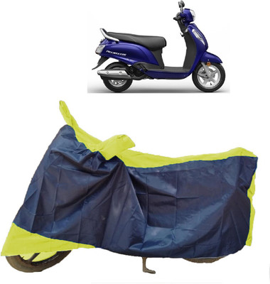 DIGGU Two Wheeler Cover for Suzuki(New Access 125, Multicolor)