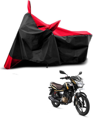 AASHTIK MART Two Wheeler Cover for TVS(Victor Premium, Red, Black)