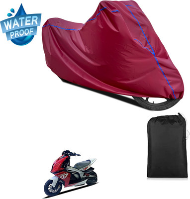 PAGORA Waterproof Two Wheeler Cover for TVS(Creon BS6, Maroon)