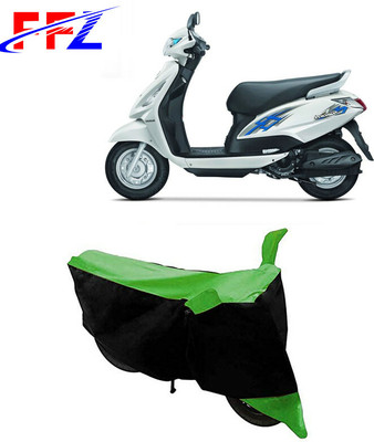 FFZ Two Wheeler Cover for Suzuki(Swish 125, Black, Green)