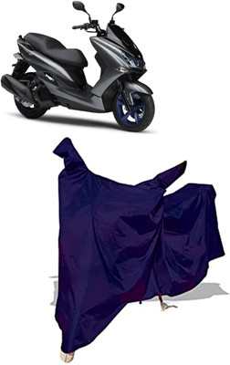 Amexride Two Wheeler Cover for Yamaha(Majesty S 155 maxi BS6, Blue)