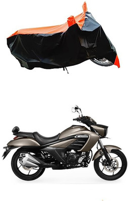VESMEI Two Wheeler Cover for Suzuki(Intruder BS6, Orange)