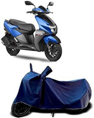 AutoRash Waterproof Two Wheeler Cover for TVS(NTORQ, Blue)