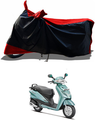 DeepShakshi AUTOMOTIVE Waterproof Two Wheeler Cover for Yamaha(Fascino 125, Red)