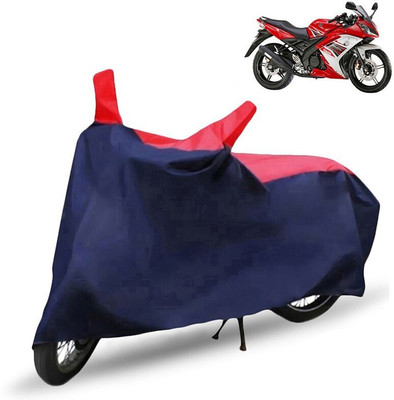Mdstar Waterproof Two Wheeler Cover for Yamaha(Red, Blue)